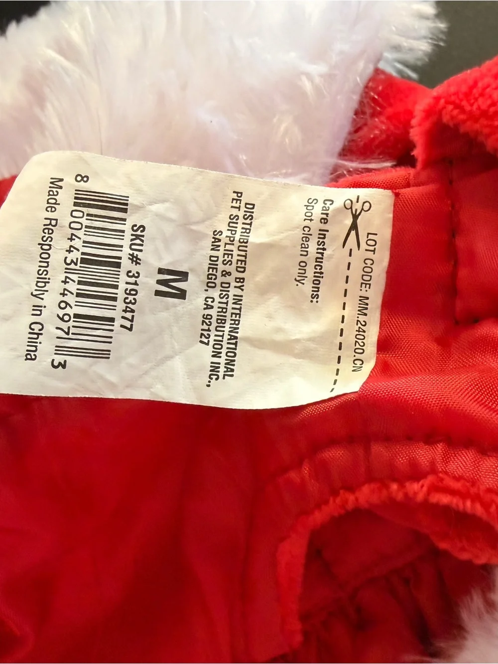 Red Velvet Holiday Dog Dress with Black Bow Santa Christmas